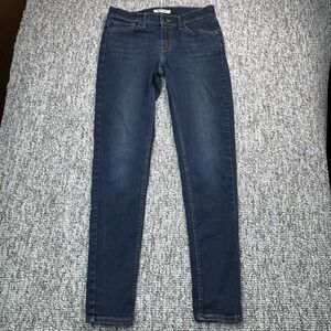 Levis Jeans Womens 29 Fits 28x28 Blue Denim 710 Super Skinny Stretch Slim